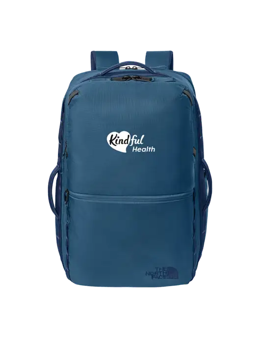 The North Face 35L Light Navy Travel Backpack w/Kindful Health Logo