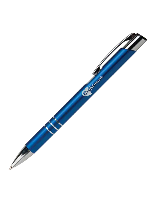 Laurent Blue Pen - Black Ink w/Kindful Health Logo