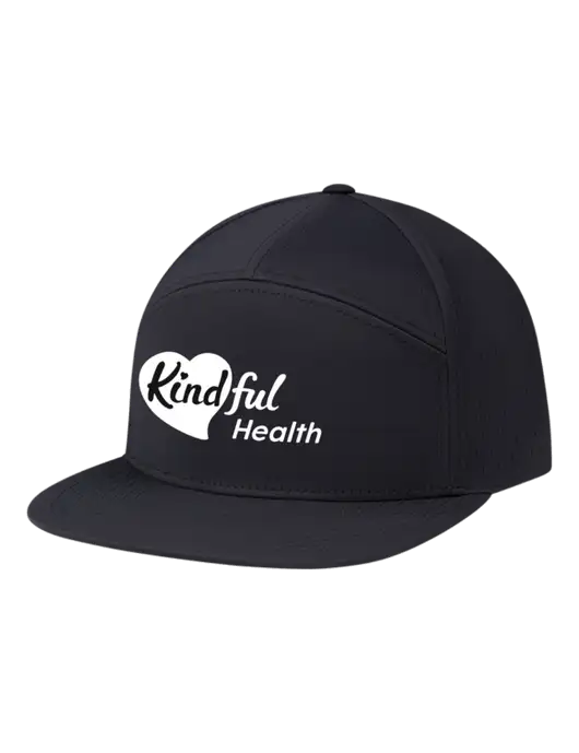 Richardson Black Cannon Cap w/Kindful Health Logo