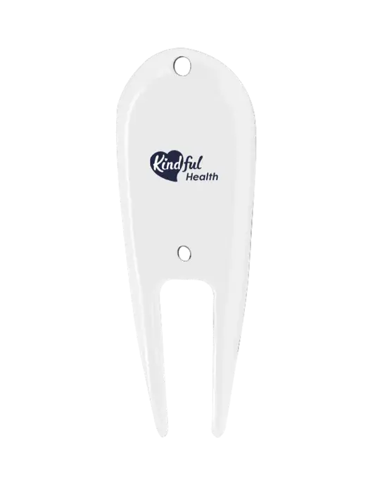 White Divot Tool w/Kindful Health Logo