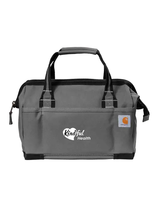 Carhartt Foundry Series 14” Grey Tool Bag w/Kindful Health Logo
