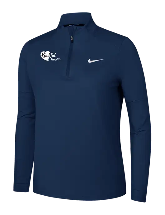 Nike Dark Navy Womens Dri-FIT Element 1/2-Zip Pullover w/Kindful Health Logo
