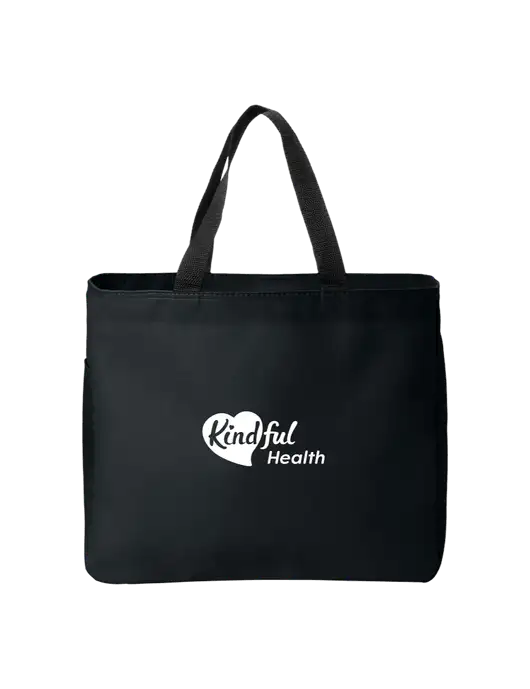 Essential Black Tote w/Kindful Health Logo