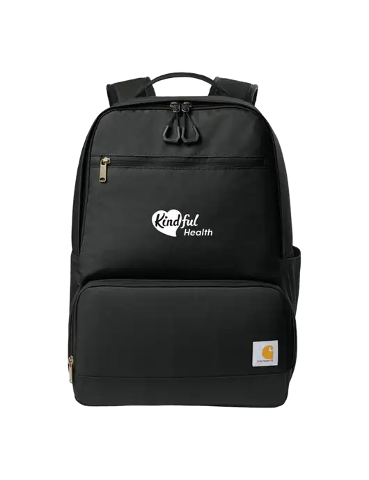 Carhartt Two-Compartment Black Cooler Backpack w/Kindful Health Logo