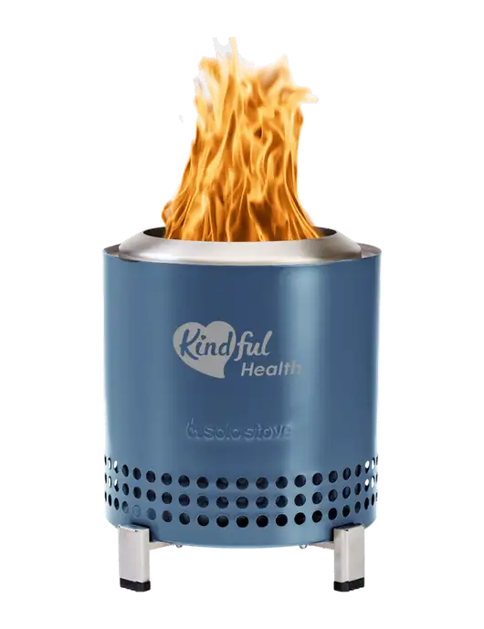 Solo Stove Light Navy Mesa XL w/Kindful Health Logo