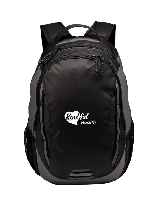 Ridge Charcoal/Dark Charcoal Laptop Backpack w/Kindful Health Logo