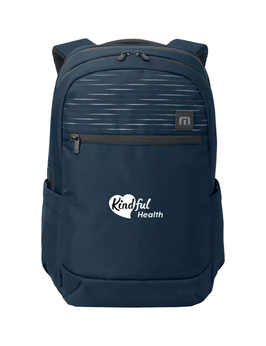 TravisMathew Navy Approach Backpack w/Kindful Health Logo