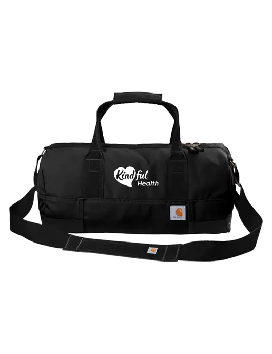 Carhartt Black Foundry Series 20” Duffel w/Kindful Health Logo