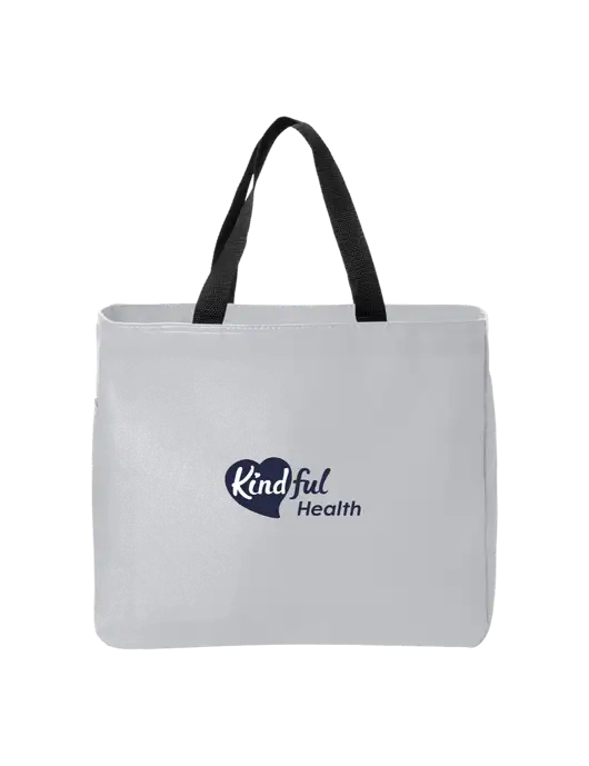 Essential Light Grey Tote w/Kindful Health Logo