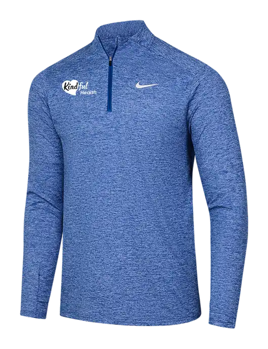 Nike Royal Heather Dri-FIT Element 1/2-Zip Pullover w/Kindful Health Logo