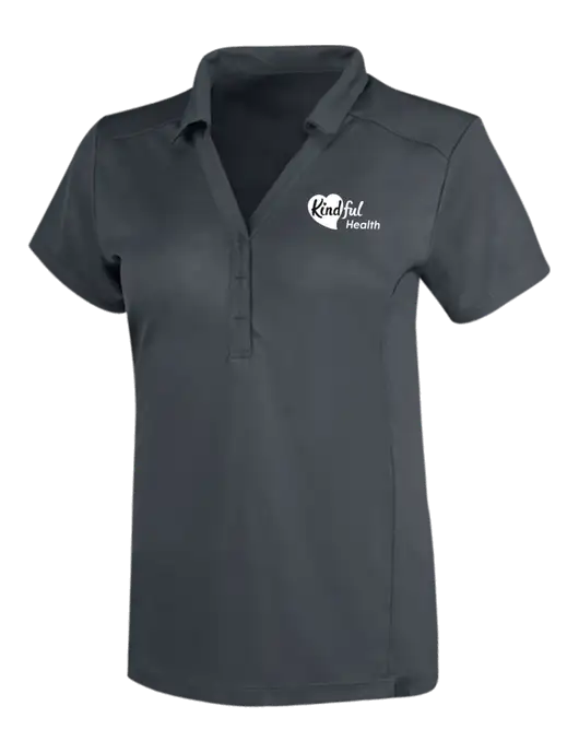 OGIO Dark Grey Womens Framework Polo w/Kindful Health Logo