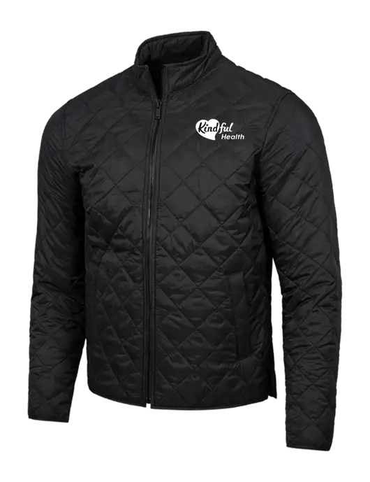Mercer+Mettle Black Quilted Full-Zip Jacket w/Kindful Health Logo
