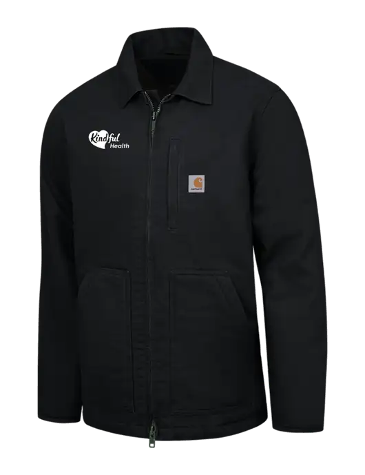 Carhartt Black Sherpa-Lined Coat w/Kindful Health Logo