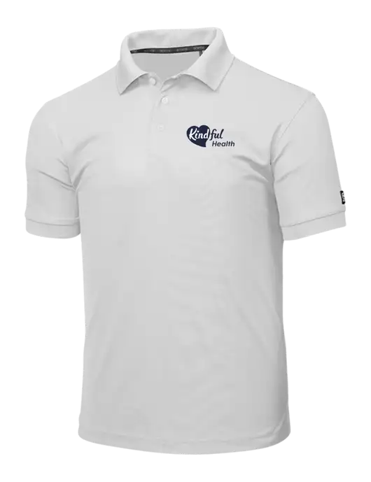 OGIO Bright White Caliber 2.0 Polo w/Kindful Health Logo