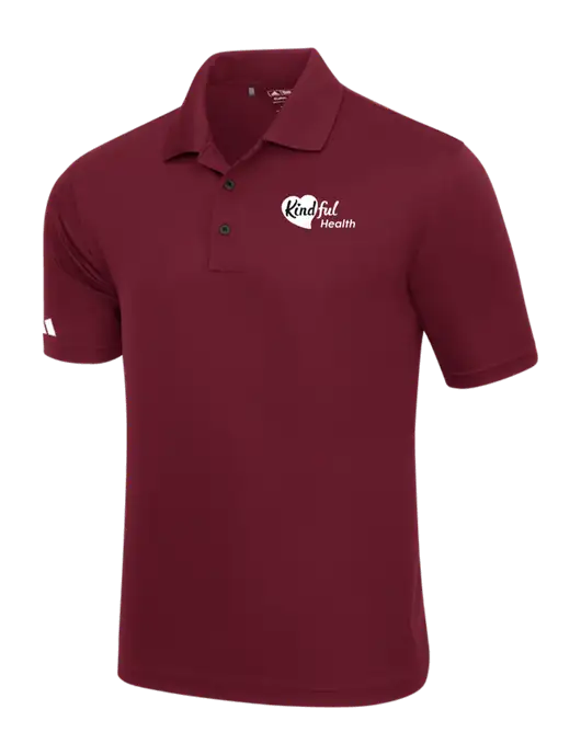 Adidas Maroon Basic Sport Polo w/Kindful Health Logo