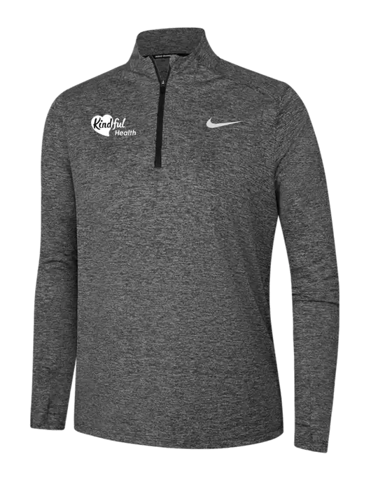 Nike Black Heather Womens Dri-FIT Element 1/2-Zip Pullover w/Kindful Health Logo