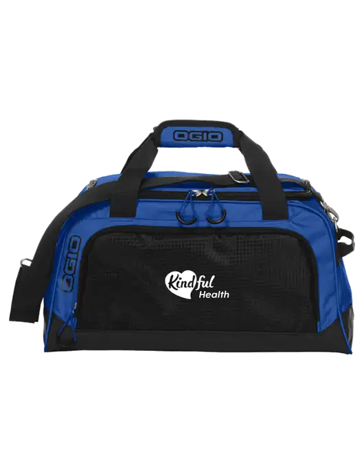 OGIO Breakaway Royal/Black Duffel w/Kindful Health Logo