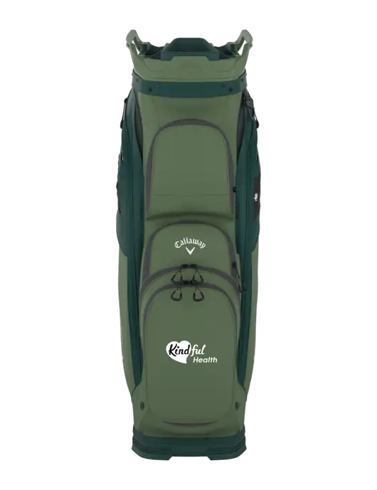 Callaway Org 14 Light Olive Golf Bag  w/Kindful Health Logo