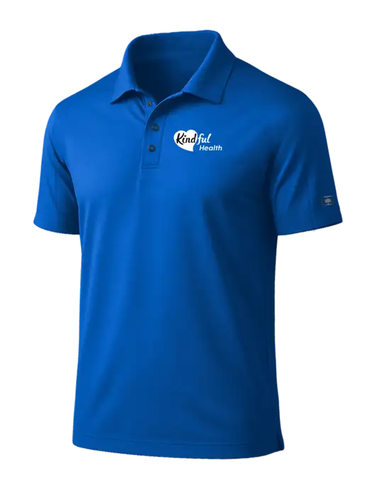 OGIO Linear Royal Blue Polo w/Kindful Health Logo