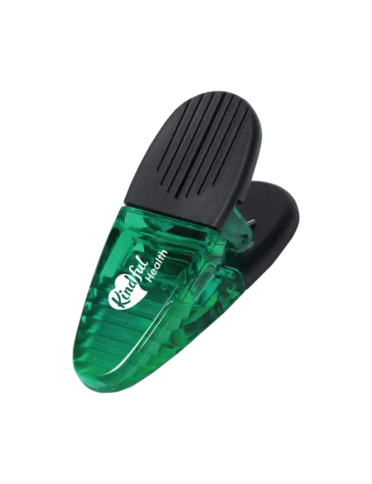 Magnetic Green Power Clip w/Kindful Health Logo