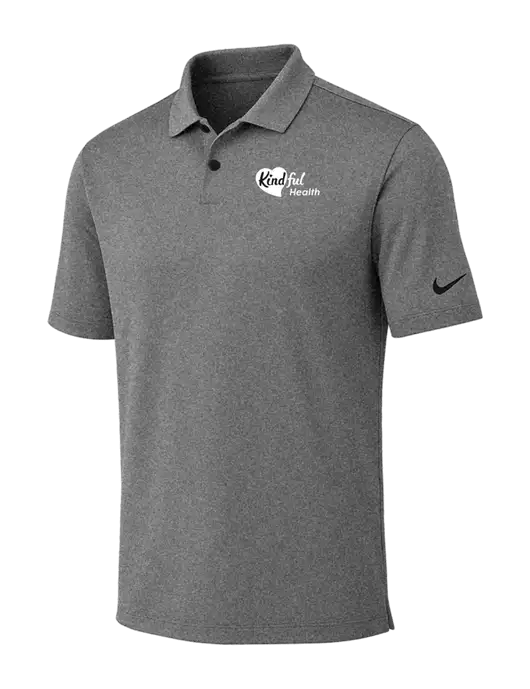 Nike Dark Grey Heather Dri-FIT Vapor Polo w/Kindful Health Logo