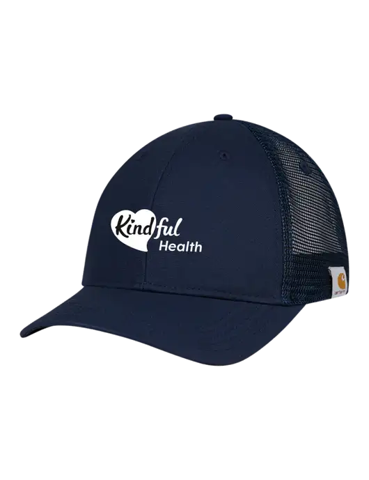 Carhartt Navy Trucker Rugged Pro Series Cap w/Kindful Health Logo