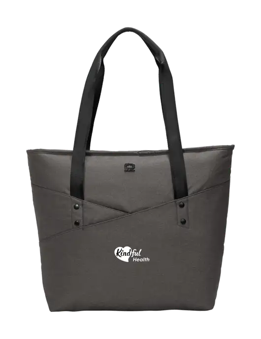 OGIO Tarmac Heather Downtown Tote 
 w/Kindful Health Logo