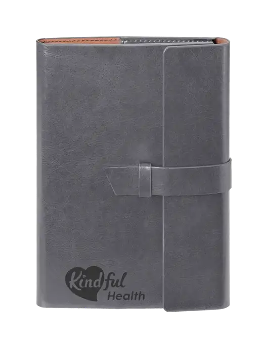 Fabrizio Grey 6.875 x 9.56 Portfolio w/Kindful Health Logo
