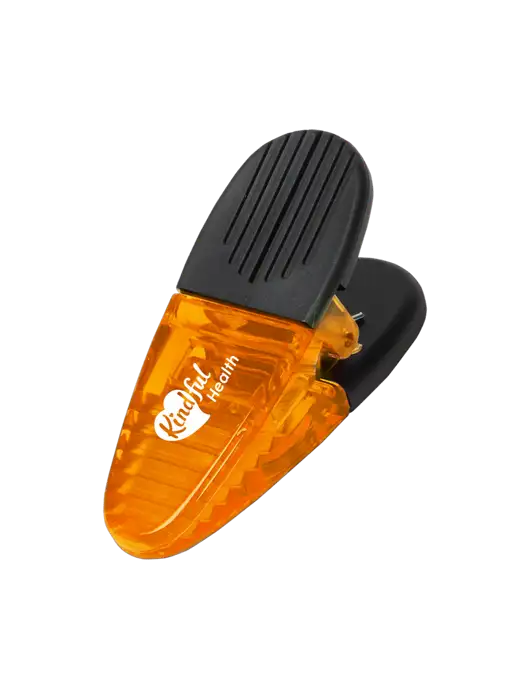 Magnetic Orange Power Clip w/Kindful Health Logo