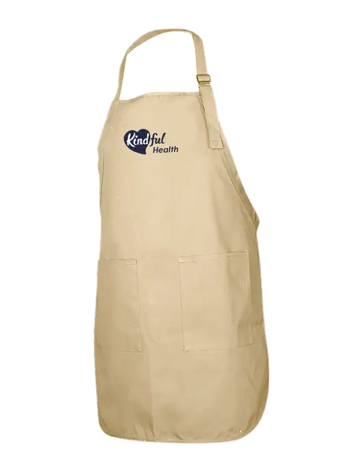 Full-Length Stone Apron With Pockets w/Kindful Health Logo