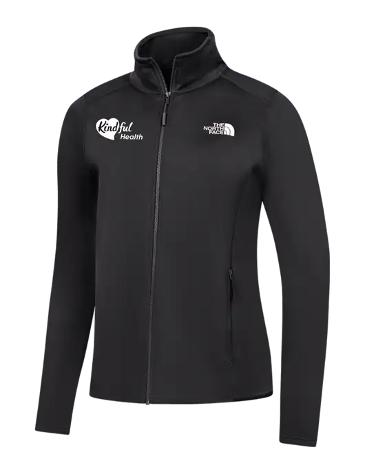 The North Face Womens Black Skyline Full-Zip Fleece Jacket w/Kindful Health Logo