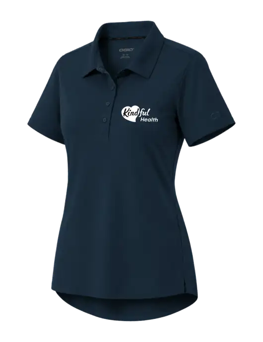 OGIO Womens Envision Dark Navy Polo w/Kindful Health Logo