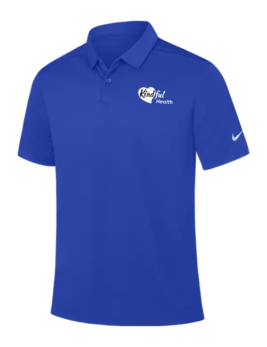 Nike Dark Royal Dry Essential Solid Polo w/Kindful Health Logo