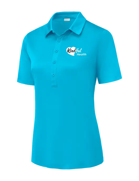 Sapphire Womens Posi-UV Pro Polo w/Kindful Health Logo