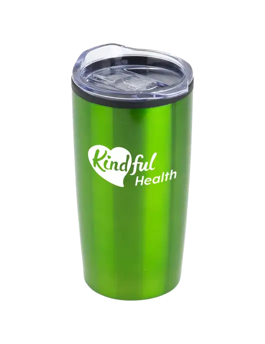 Olympus Green 20 oz Tumbler w/Kindful Health Logo