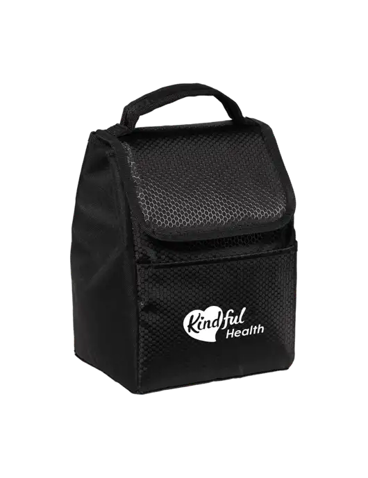 Lunch Bag Black Cooler w/Kindful Health Logo