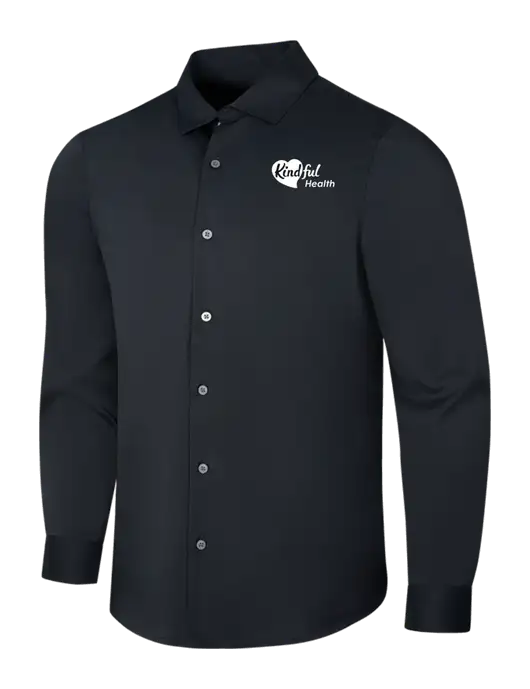 Black City Stretch Shirt w/Kindful Health Logo