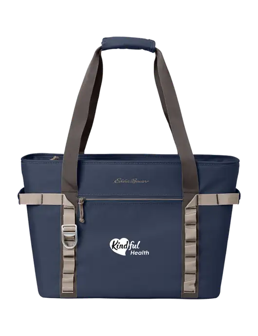 Eddie Bauer Navy Max Cool Tote Cooler  w/Kindful Health Logo