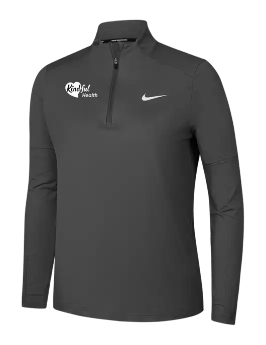 Nike Dark Grey Womens Dri-FIT Element 1/2-Zip Pullover w/Kindful Health Logo