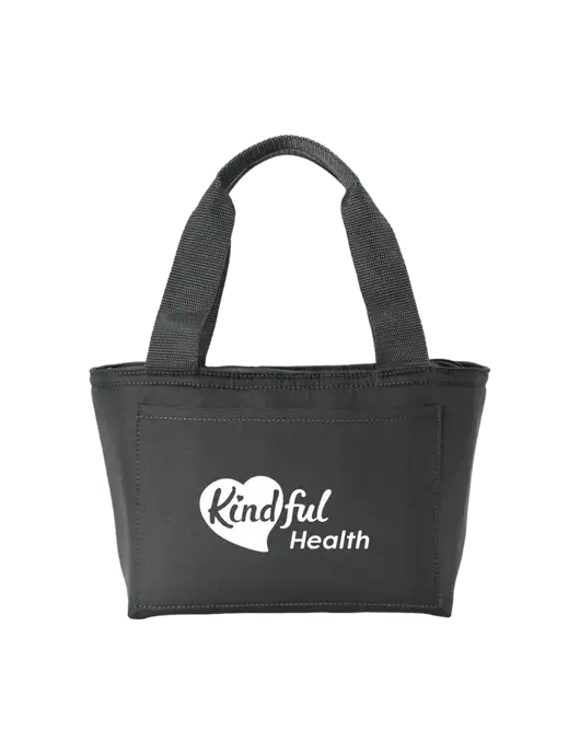 Iso Dark Grey Lunch Tote w/Kindful Health Logo