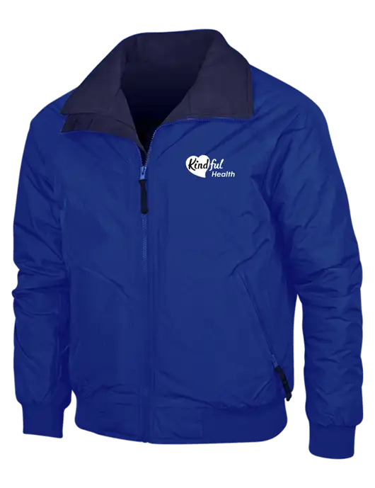 Dark Royal/Navy Classic Challenger Jacket w/Kindful Health Logo