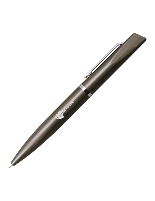 Santos Gunmetal Pen - Black Ink w/Kindful Health Logo