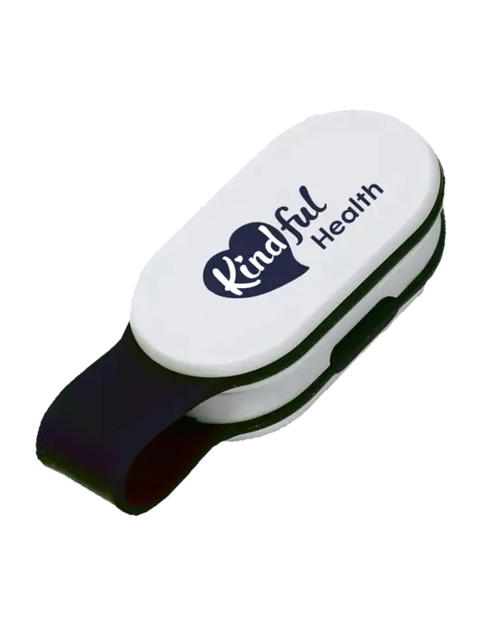 Magna Clip Black Personal Safety Light w/Kindful Health Logo