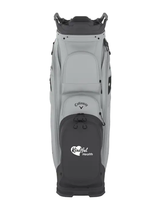 Callaway Org 14 Light Grey Golf Bag  w/Kindful Health Logo
