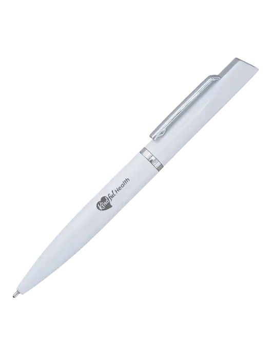 Santos White Pen - Black Ink w/Kindful Health Logo