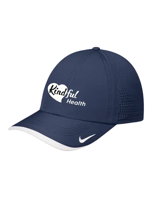 Nike Navy/White Dri-FIT Perforated Performance Cap w/Kindful Health Logo