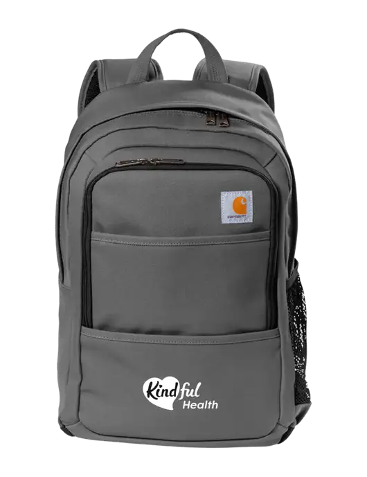 Carhartt Medium Grey Foundry Series Backpack w/Kindful Health Logo