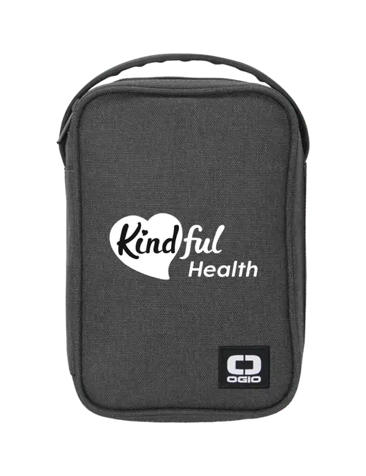 OGIO Grey Vault Travel Organizer w/Kindful Health Logo