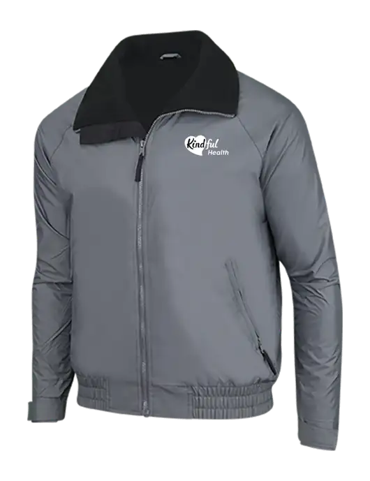 Dark Grey/Black Classic Competitor Jacket w/Kindful Health Logo