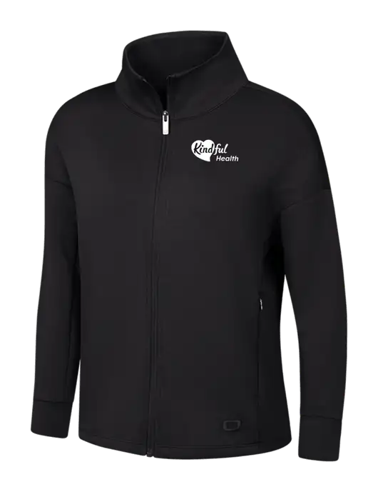 OGIO Womens Black Transcend Full-Zip w/Kindful Health Logo